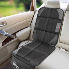 LUILANC car seat protector storage pockets organize toys and essentials.