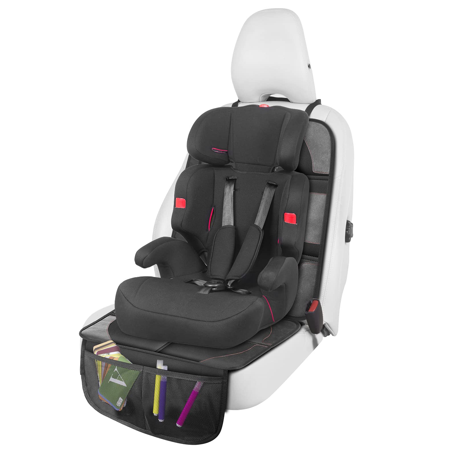 LUILANC car seat protector waterproof-600d-fabric shields against spills