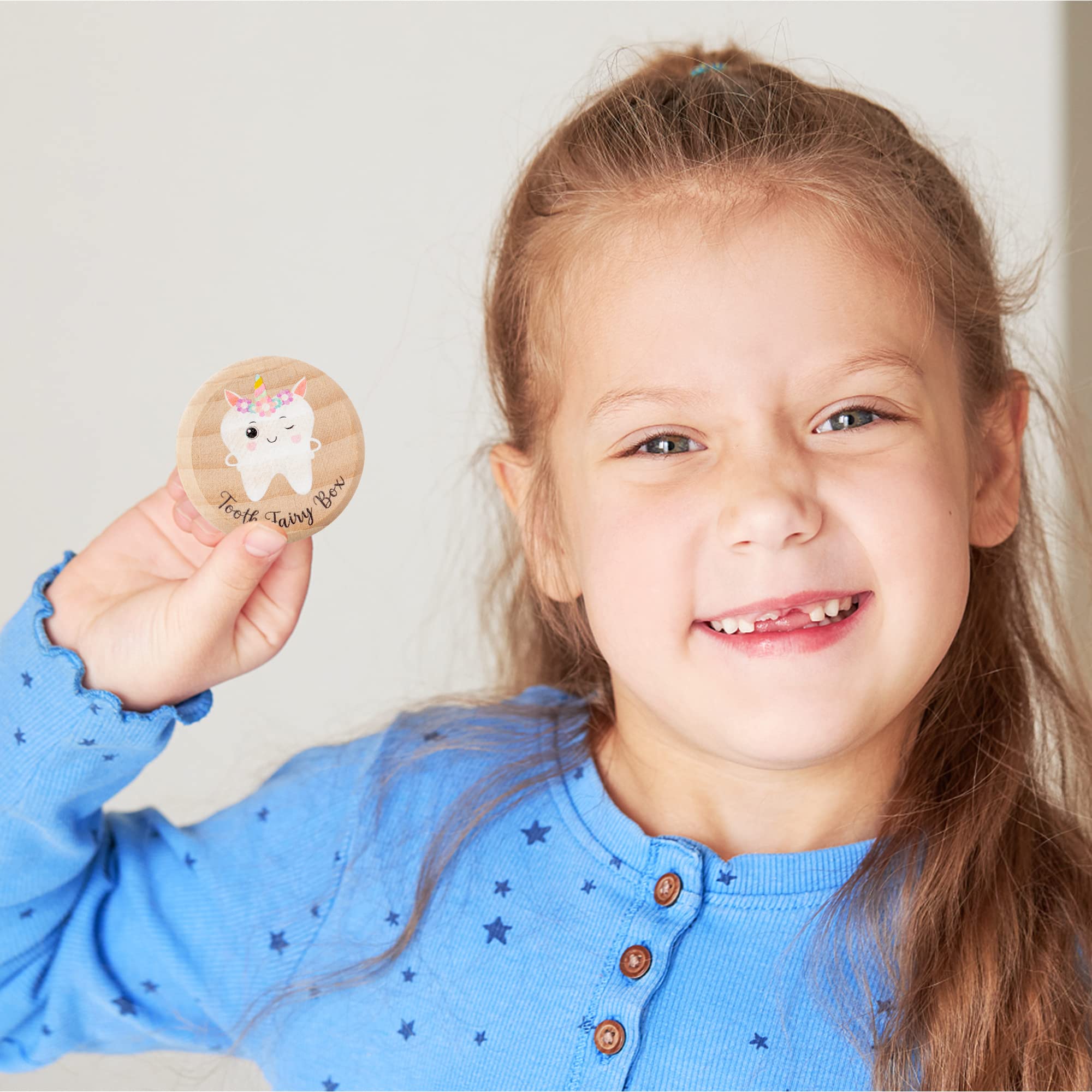 Luiqs Vens gift-ready tooth fairy box for baby showers or birthdays.