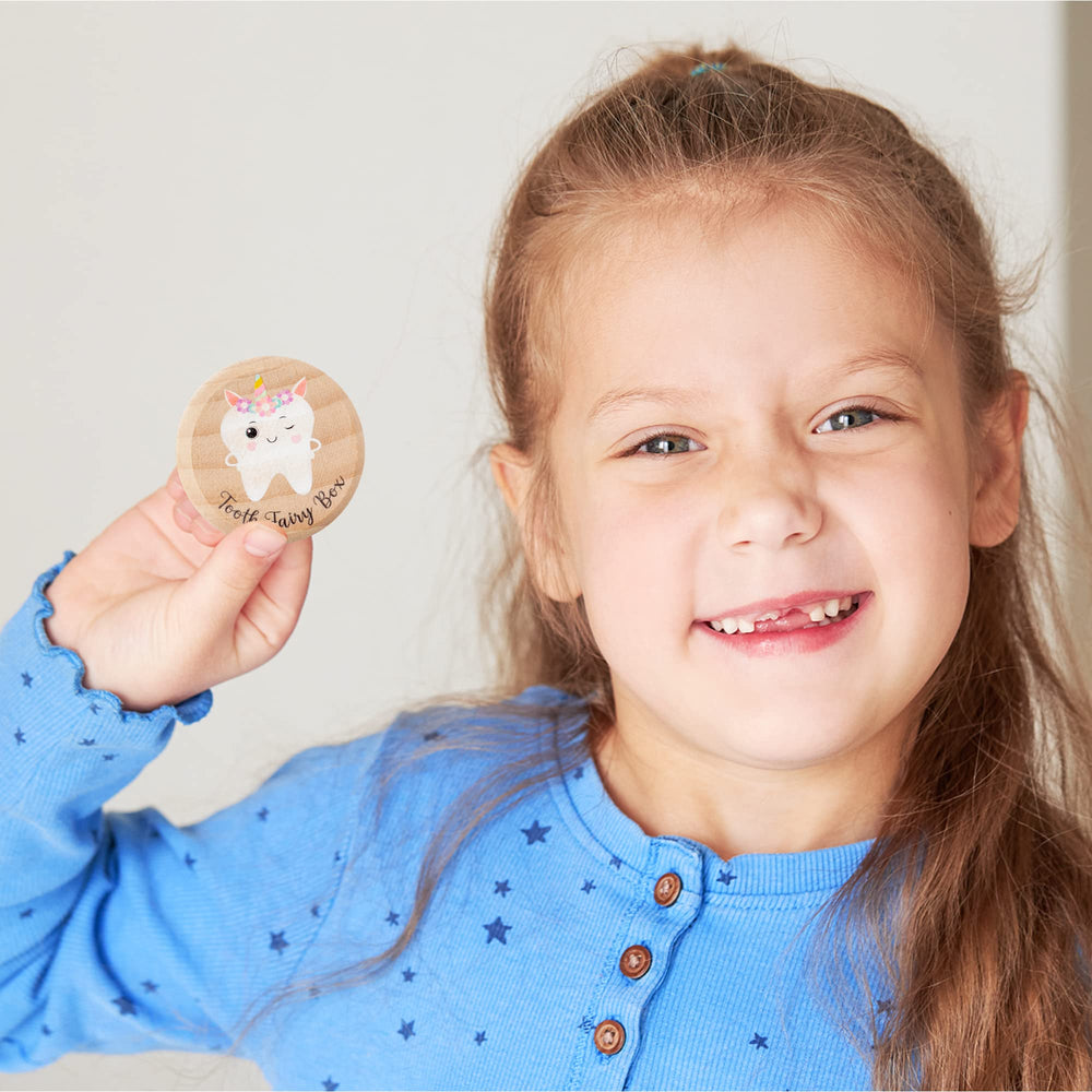 Luiqs Vens gift-ready tooth fairy box for baby showers or birthdays.