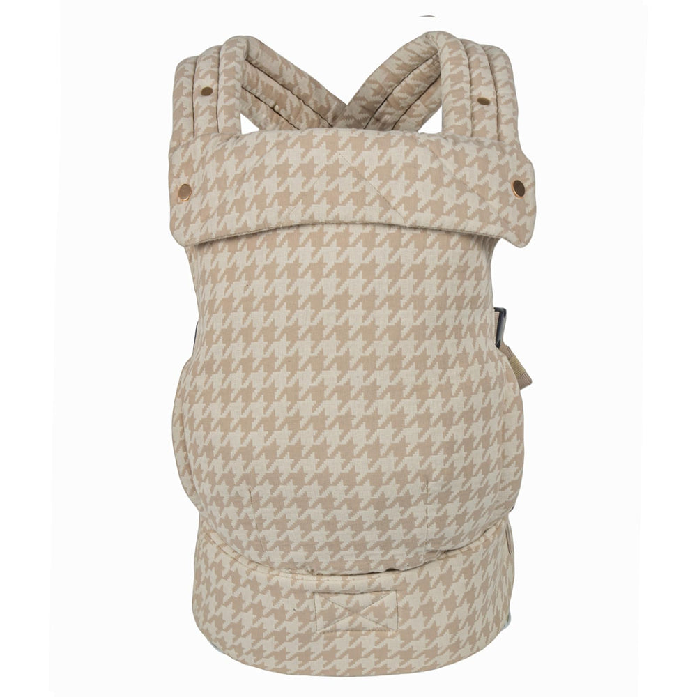 Lujifo Baby Carrier's breathable cotton-linen fabric keeps you comfortable all day.