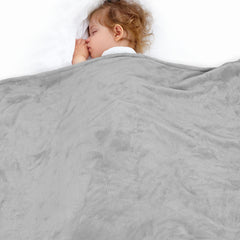 Lukeight baby blanket soft-touch surface for cozy snuggles.