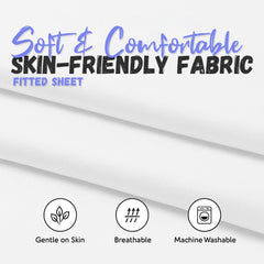 Lukeville Luxury Linen soft microfiber fabric delivers gentle nap time comfort.