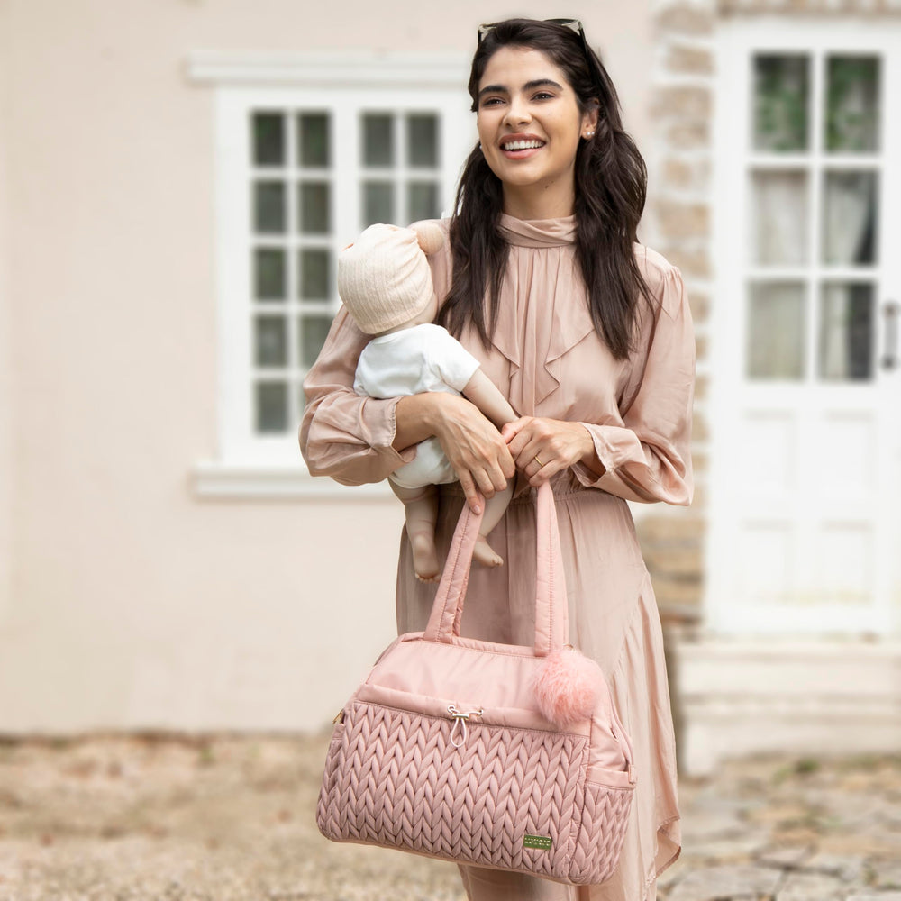 LUKJOJO Asha diaper bag crafted with durable nylon for daily mom life