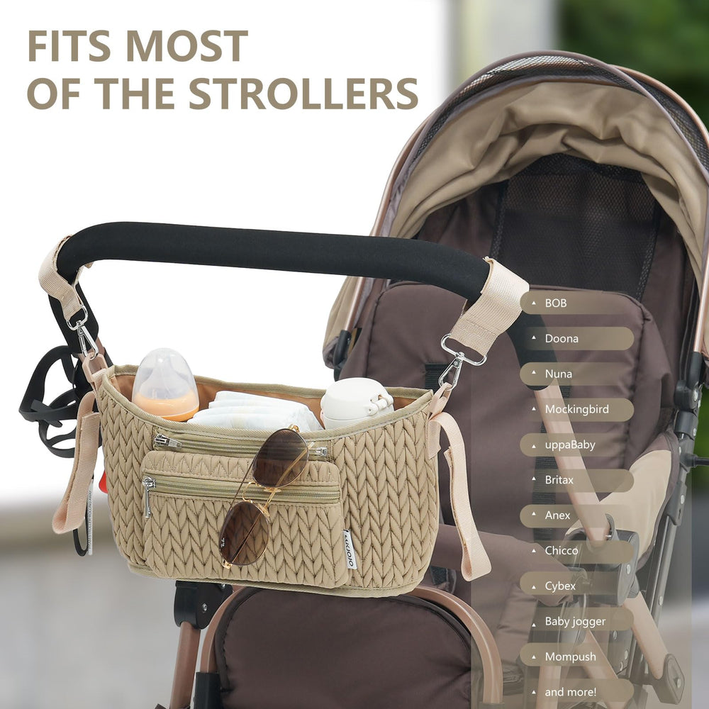 LUKJOJO straps allow flexible use beyond the stroller.