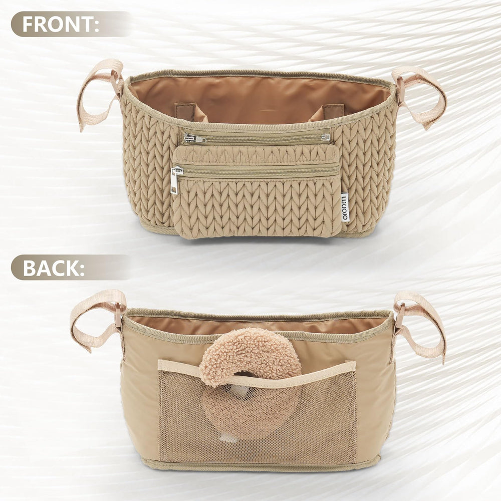 LUKJOJO water-resistant nylon protects contents from spills.