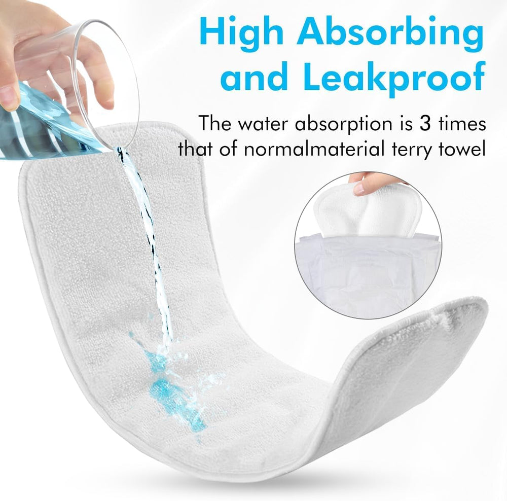 LukLoy adult incontinence care inserts fit into cloth diapers.
