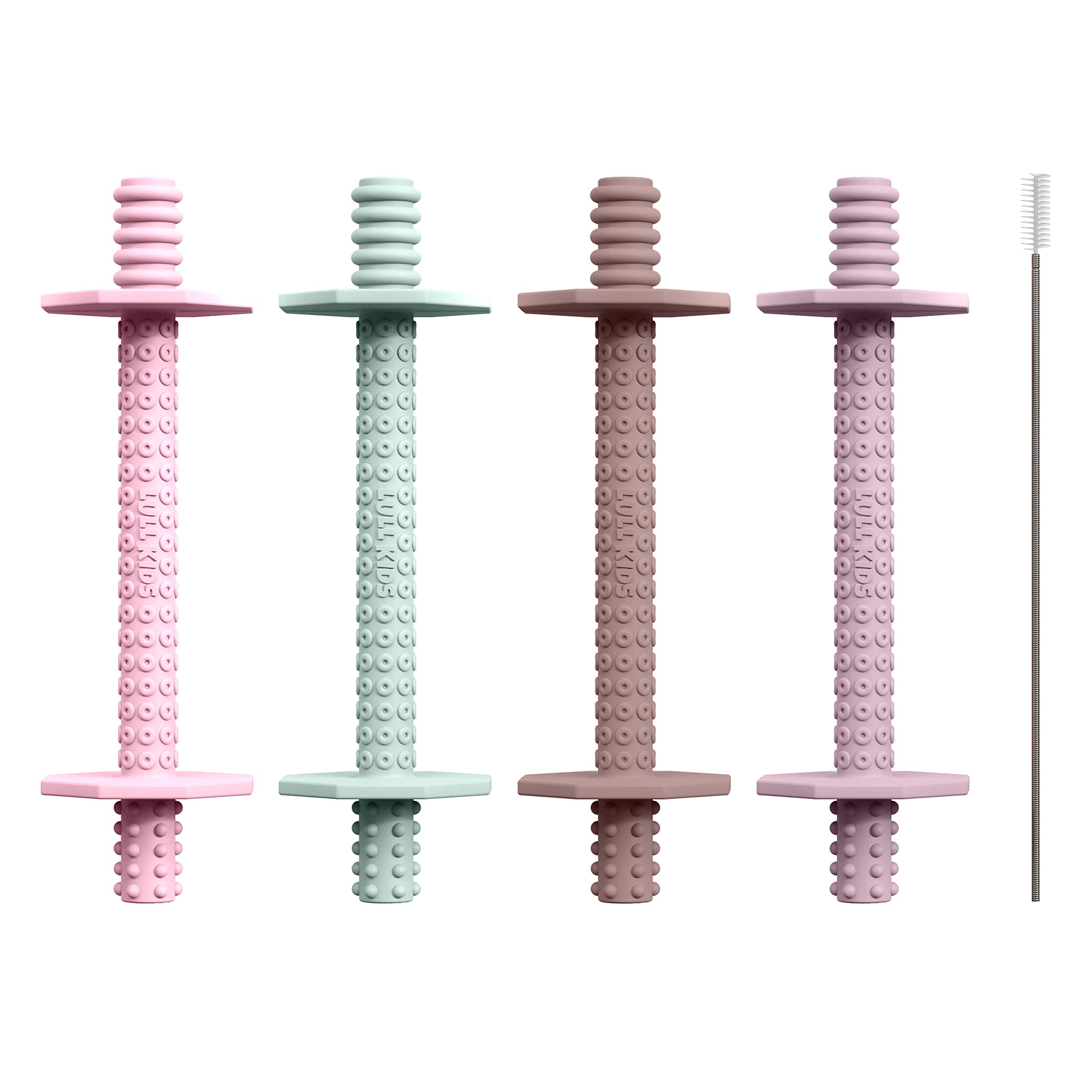 Lull Kids silicone teether 0-6m close-up offering gentle soothing relief