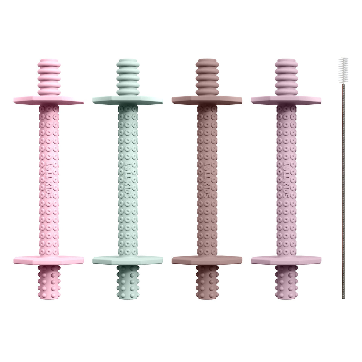 Lull Kids silicone teether 0-6m close-up offering gentle soothing relief