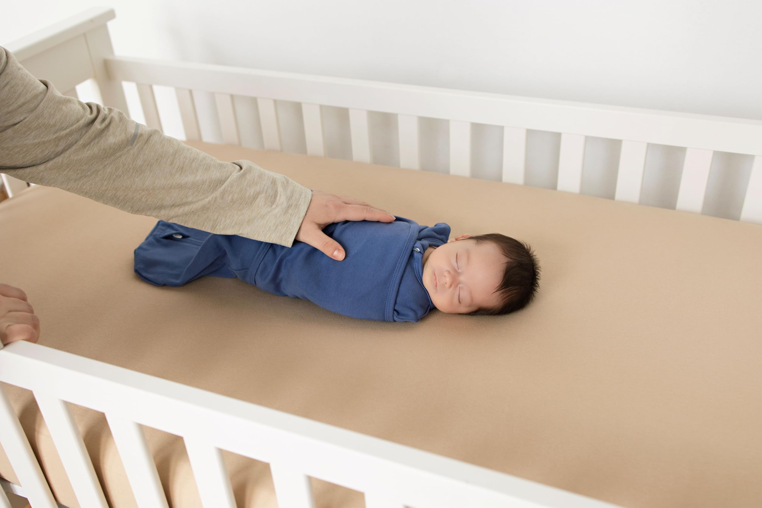 LullaBaby Ultra-soft cotton fabric feel on baby's skin