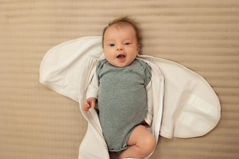 LullaBaby Ultra-Soft Cotton Swaddle features breathable fabric for gentle baby comfort.