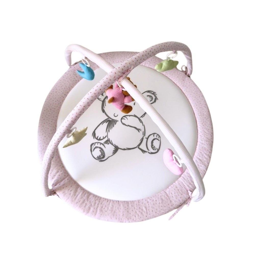 LULLABY COTTON detachable toys with crinkle textures for tactile play