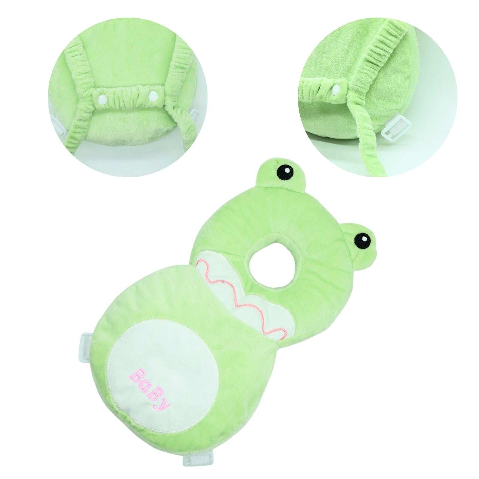 LULLABY COTTON Head Protector features ergonomic airflow channels for breathability.