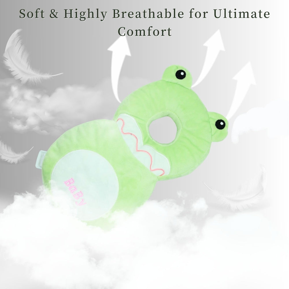 LULLABY COTTON Head Protector with quick-release buckles for easy cleaning.