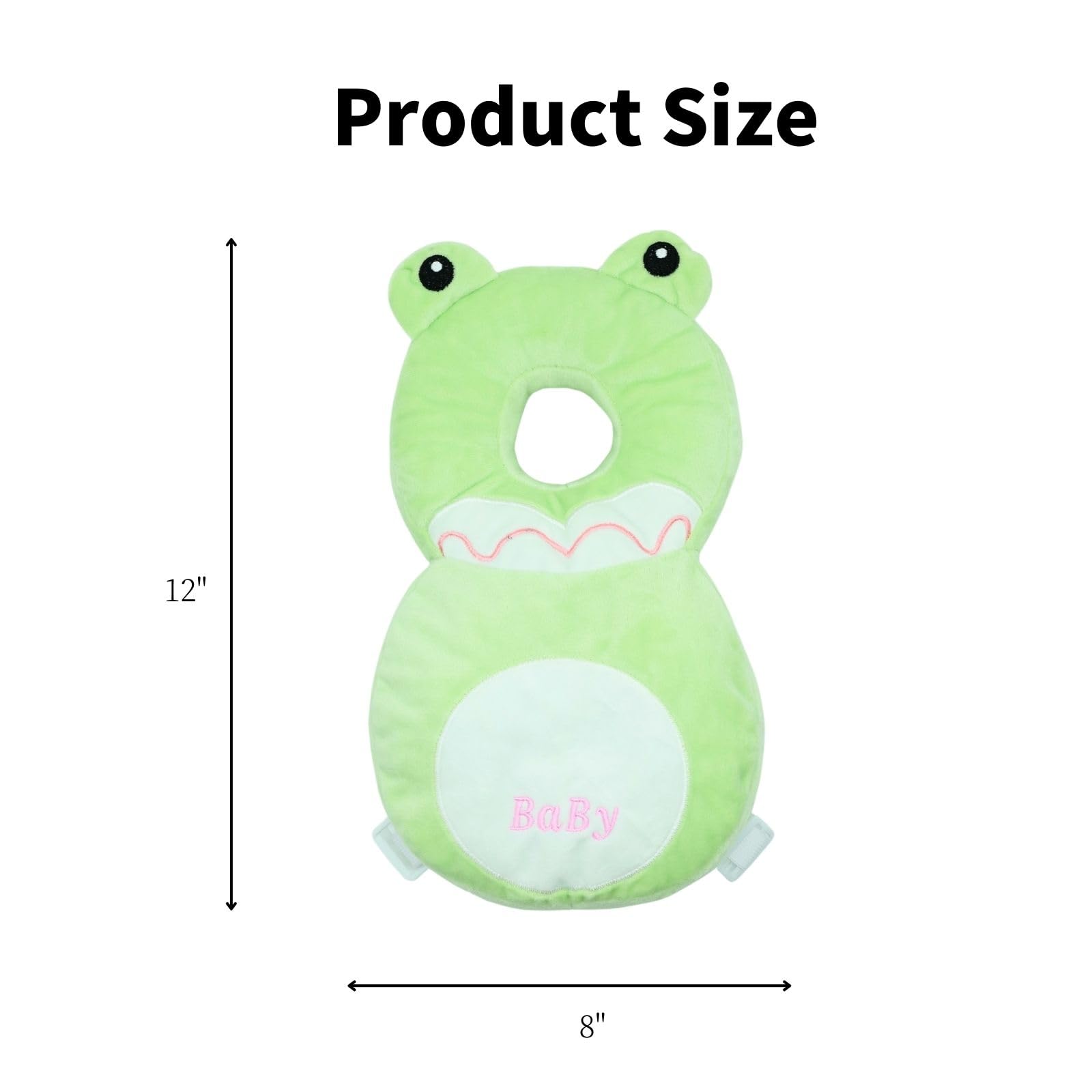 LULLABY COTTON Head Protector worn during play for safer exploration.