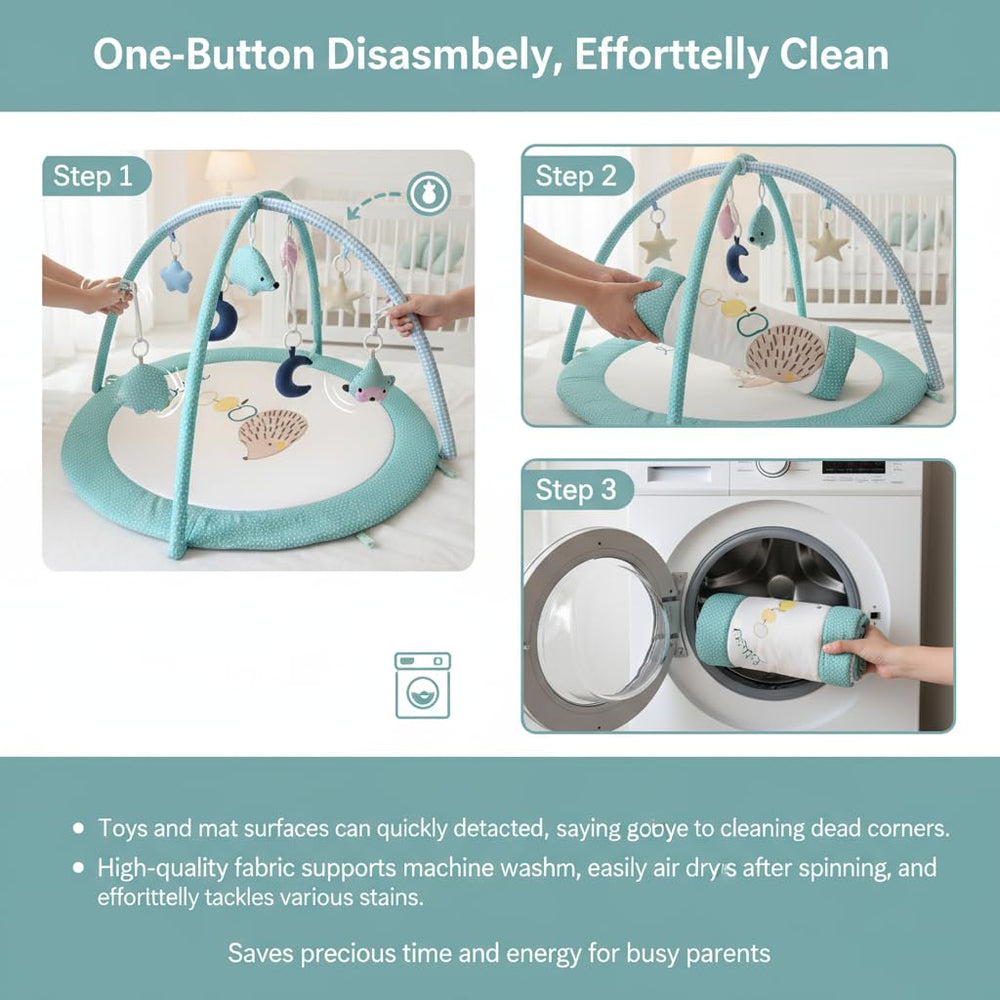 LULLABY COTTON high-contrast toys boost visual focus and curiosity.
