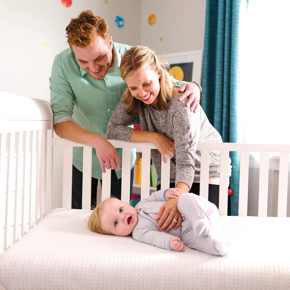 Lullaby Earth Breathe Safe 3D structure emphasizes airflow under baby.