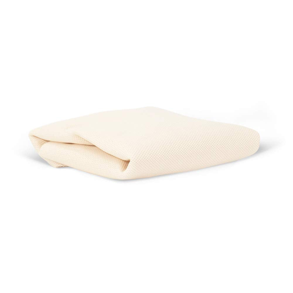 Lullaby Earth Naturepedic crib mattress cover removable and machine washable for easy cleaning