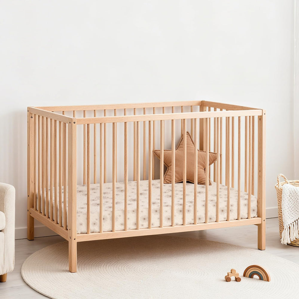 Lulu Moon Muslin Crib Sheets come in a convenient two-pack
