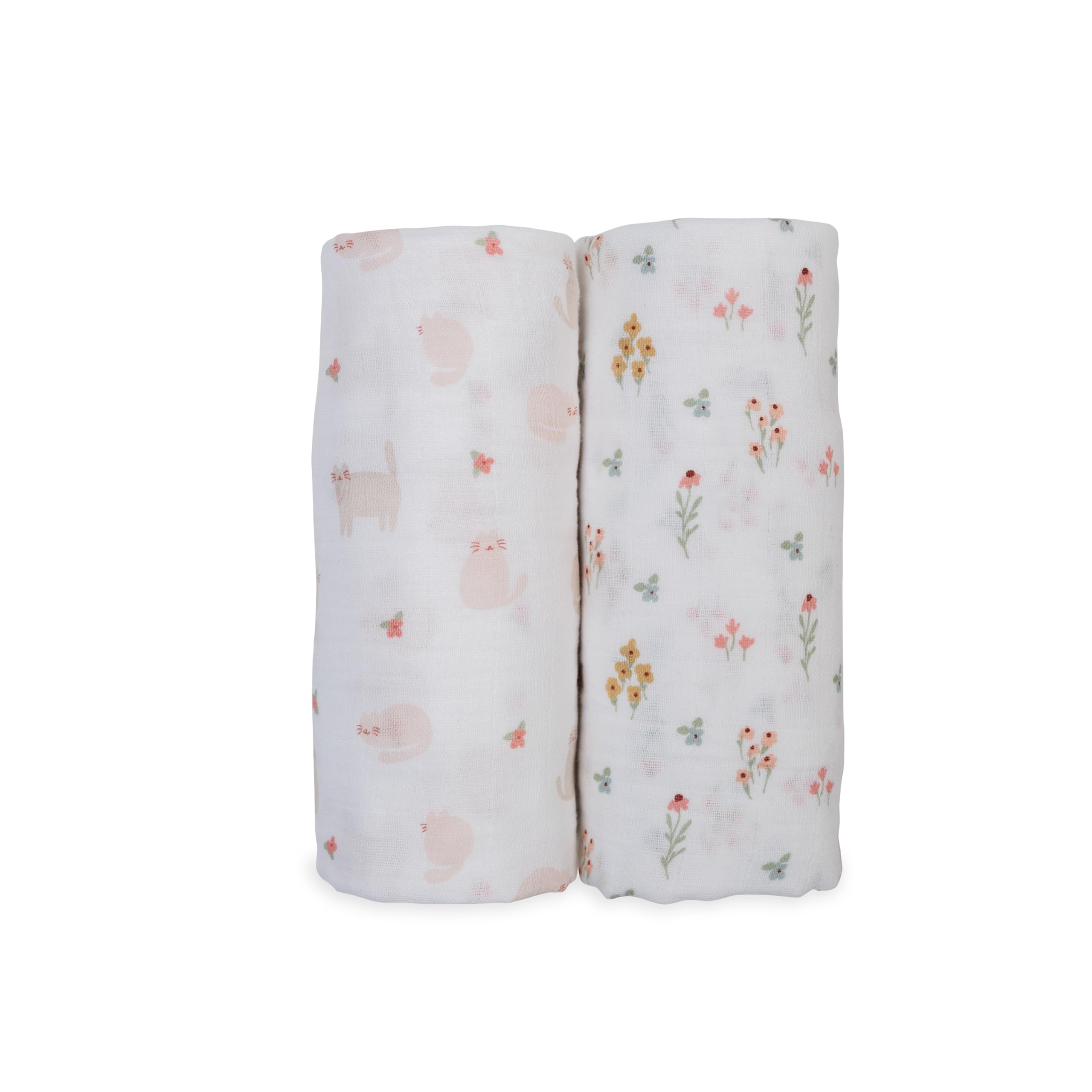 Lulujo Baby swaddle with Kitty Cat pattern offers cozy, secure swaddling for peaceful newborn days.