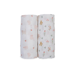 Lulujo Baby swaddle with Kitty Cat pattern offers cozy, secure swaddling for peaceful newborn days.