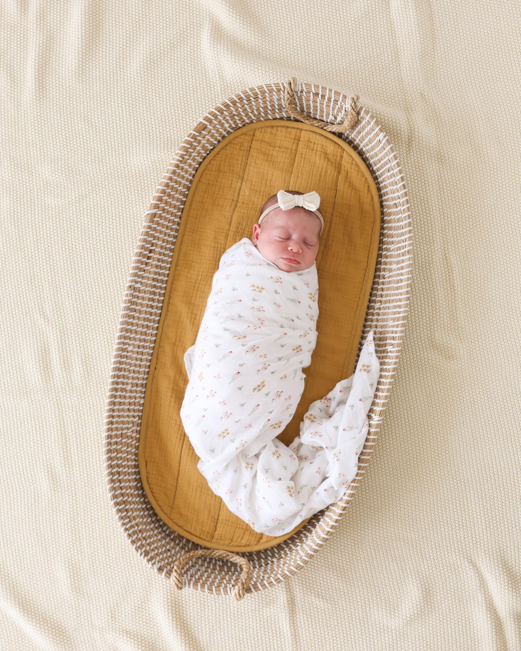 Lulujo swaddle becomes softer with each wash, gentle on baby's skin.