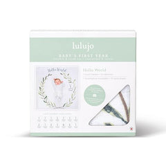 Lulujo milestone cards show 14 milestones front and back for organized memory keeping.