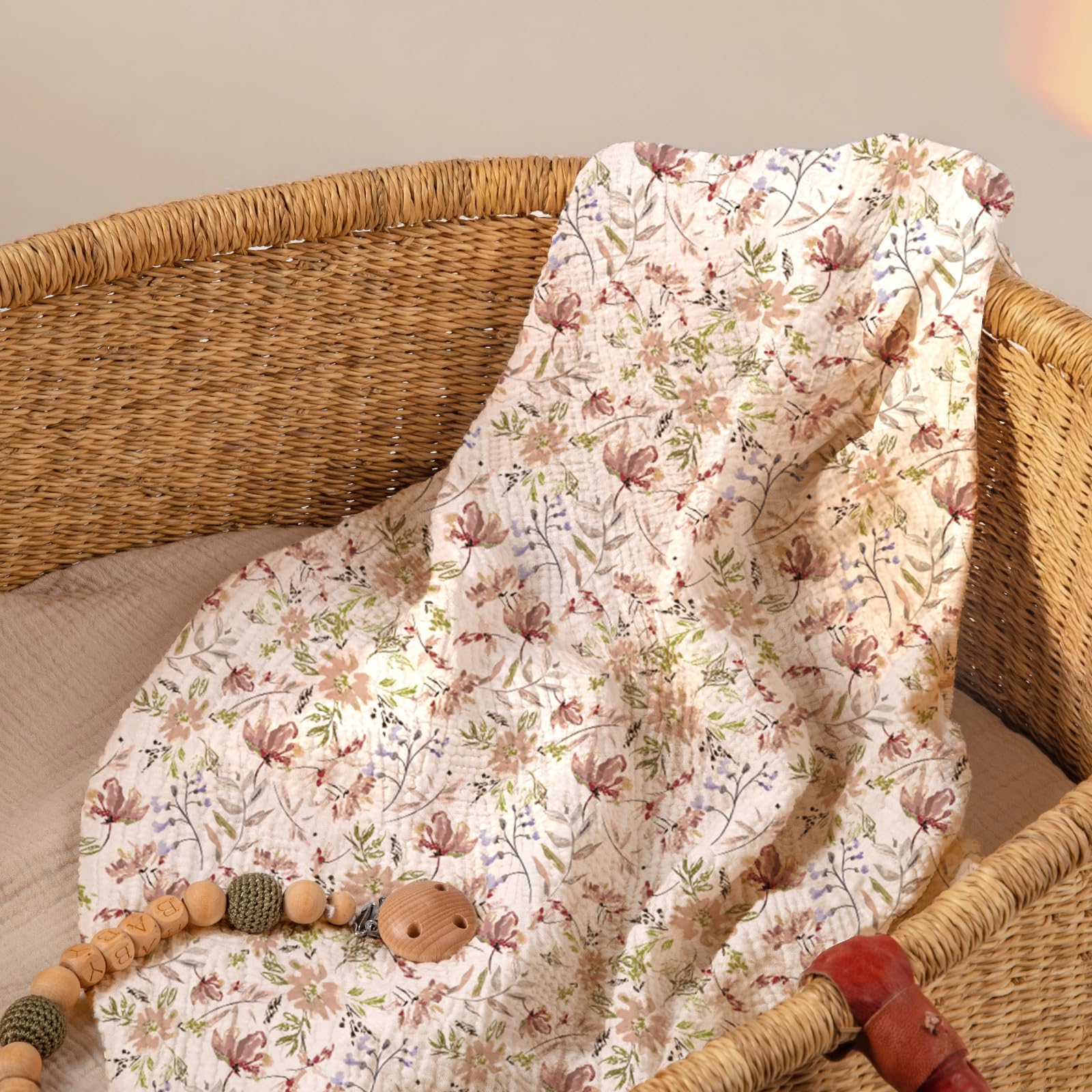 lulumoon baby bassinet sheets muslin care wash friendly demonstrates machine washable convenience