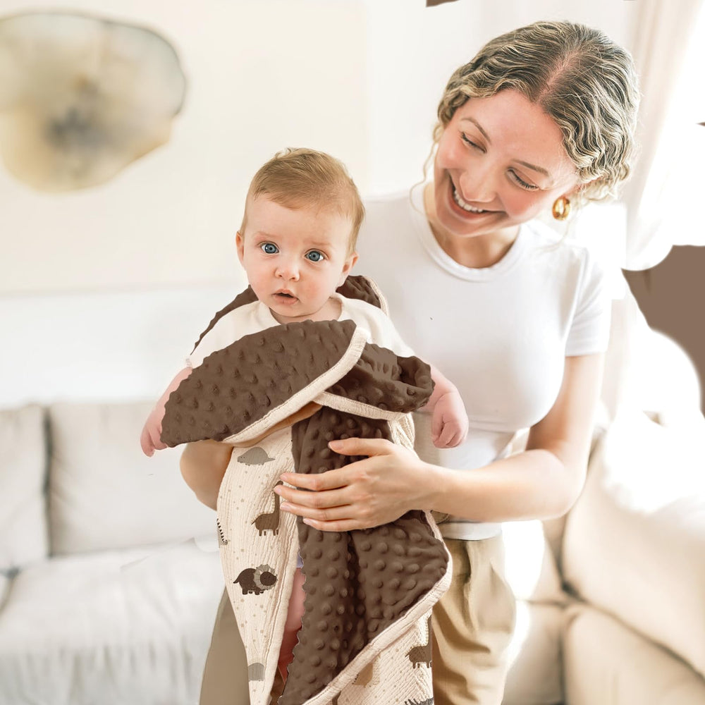 lulumoon embroidery-ready blanket ideal for personalized keepsakes