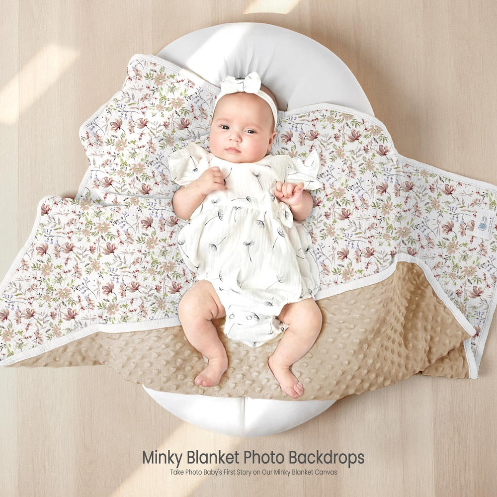 Lulumoon baby blanket travel size 30x40 demonstrates portable warmth for strollers and car seats