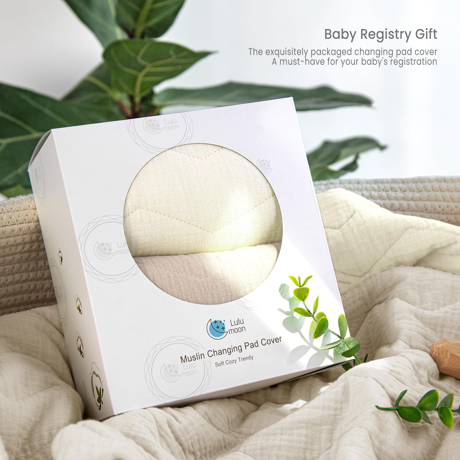 lulumoon baby-changing-setup nursery scene shows convenient daily diaper changes