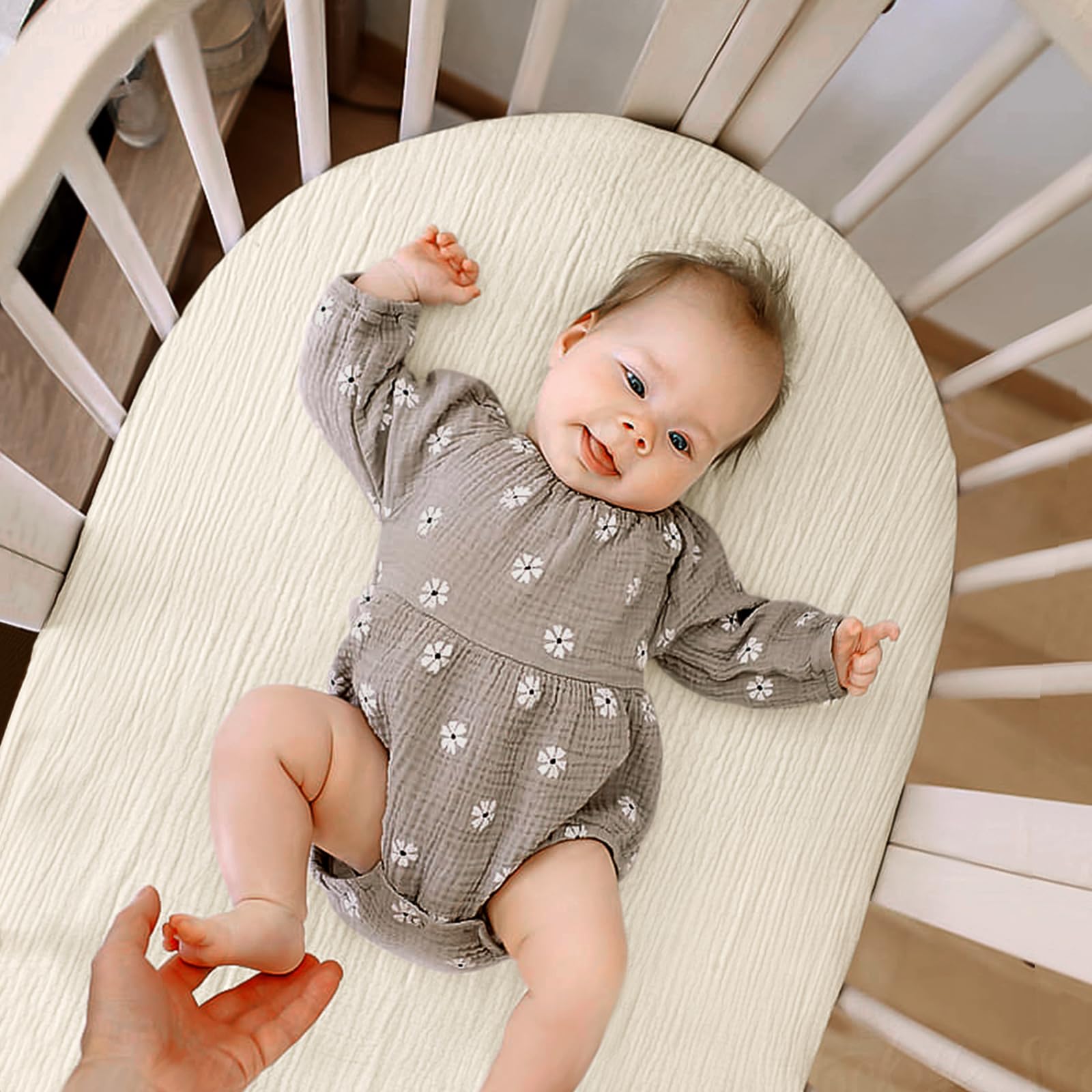 lulumoon neutral nursery sheets coordinate with boys and girls decor