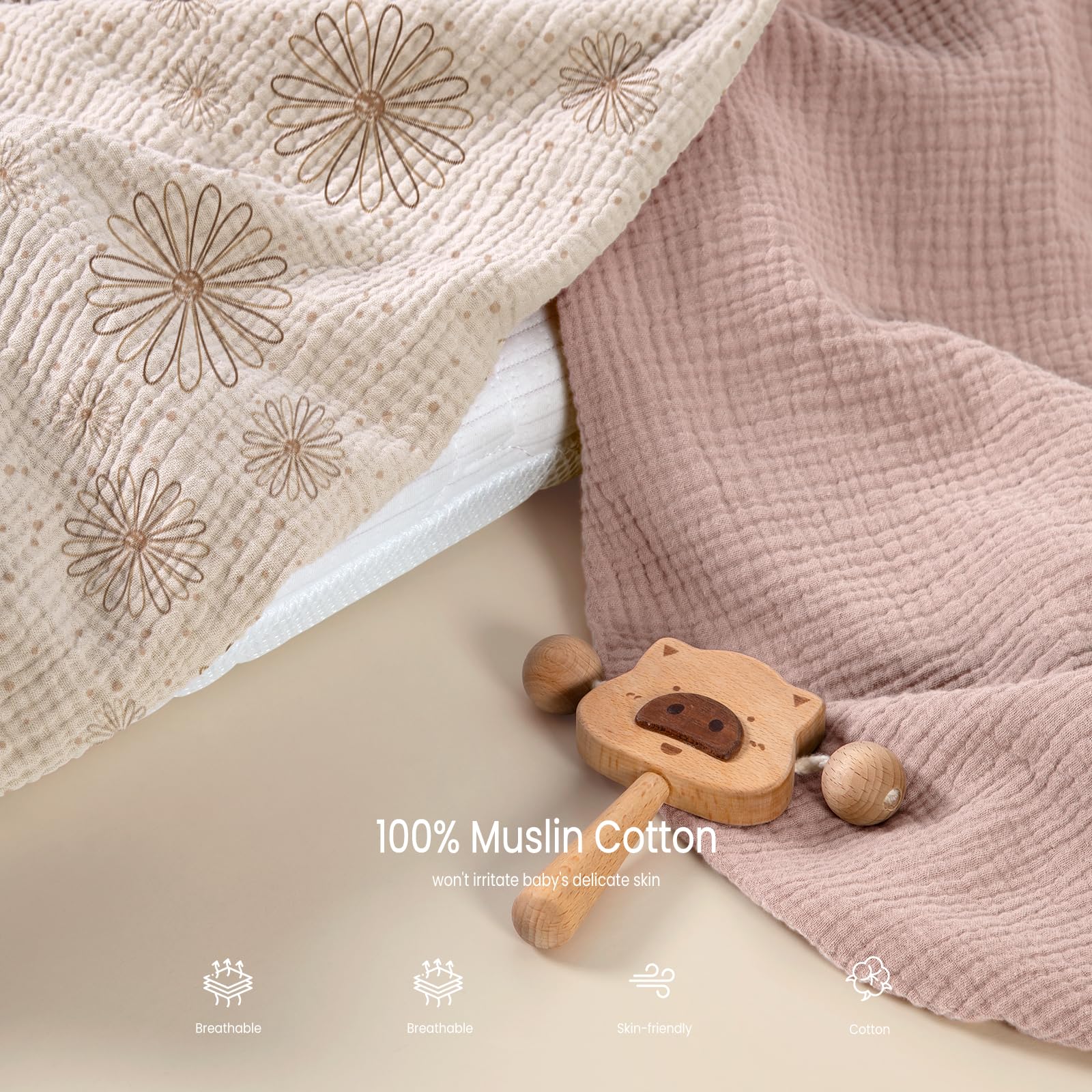 lulumoon bassinet sheets machine-washable on delicate cycle