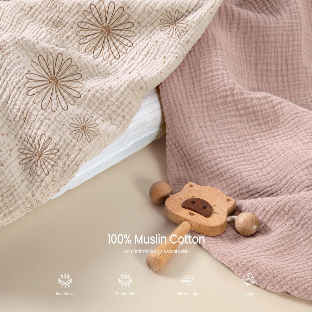 lulumoon bassinet sheets machine-washable on delicate cycle