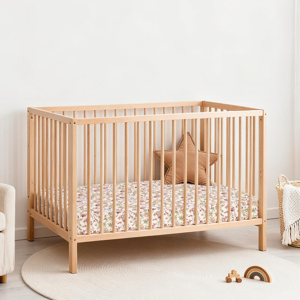 lulumoon breathable-crib-sheets promote airflow for comfortable overnight sleep