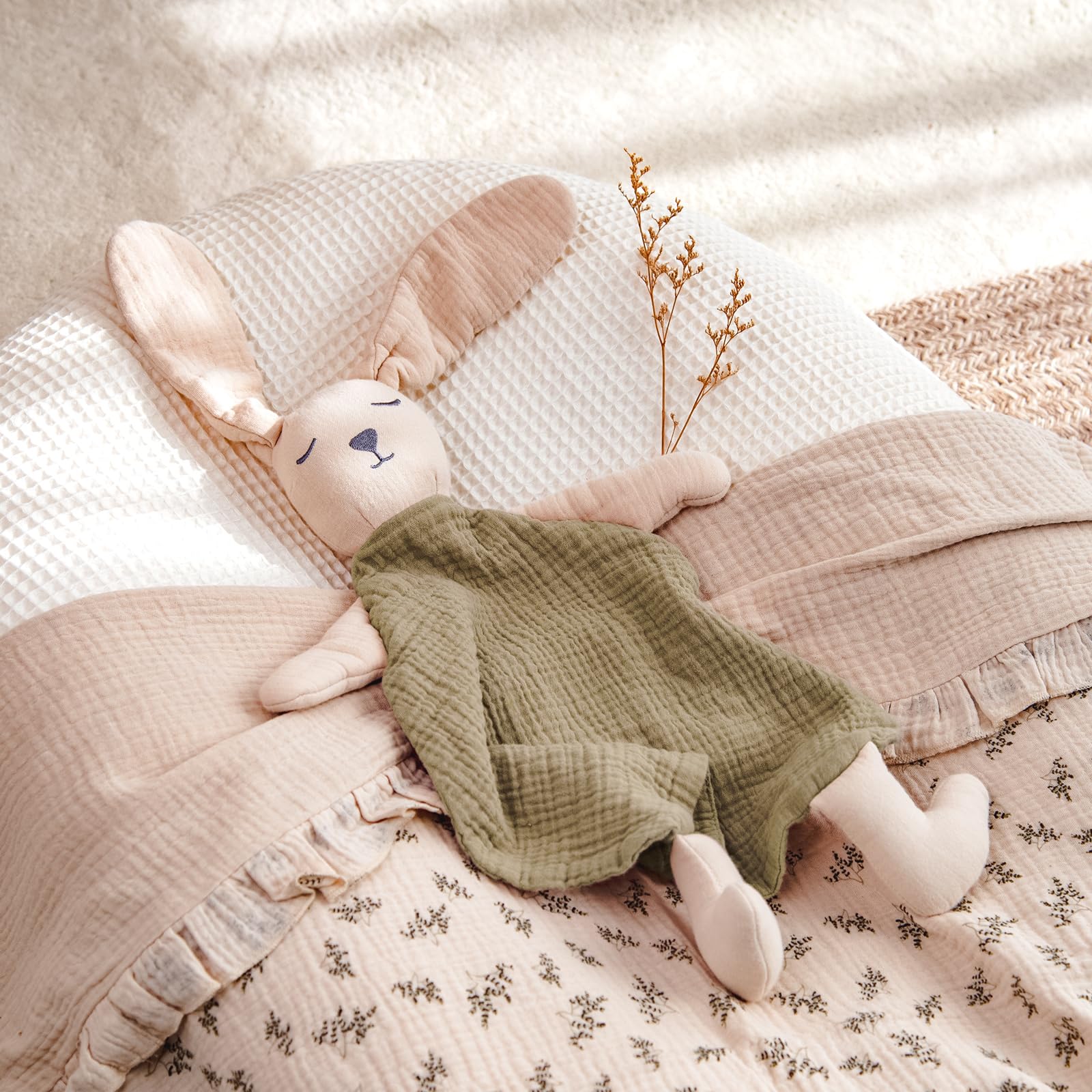 Lulumoon Bunny Lovey gift-ready packaging evokes newborn celebration