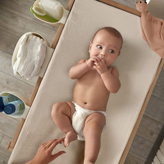 Lulumoon changing pad cover easy care machine washable up to 30 C for busy parents