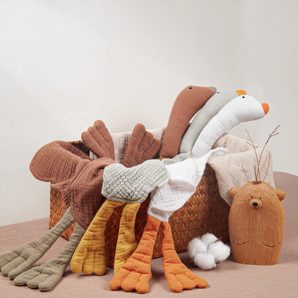 lulumoon goose-security blanket soft skin-friendly for newborn skin