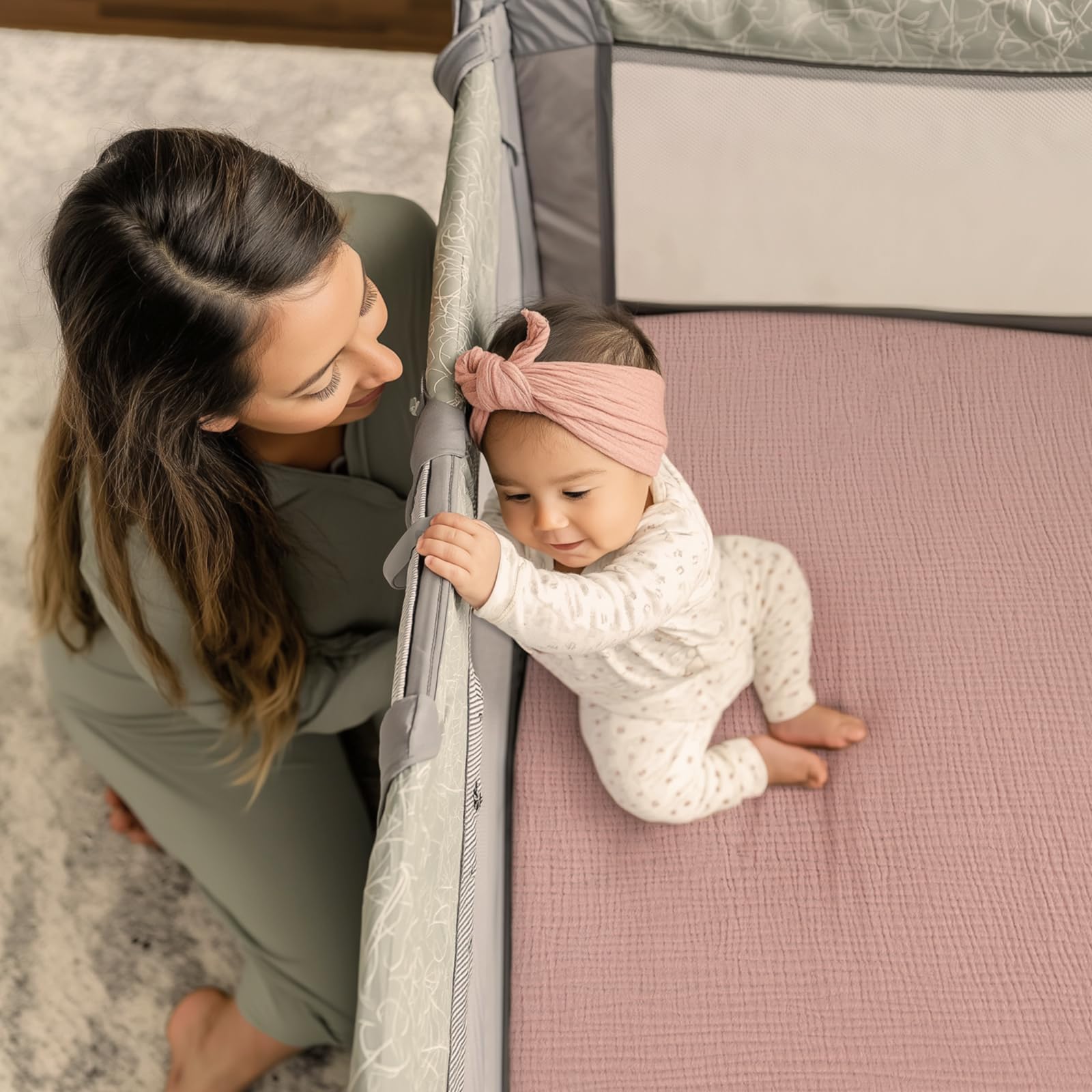 Lulumoon machine-washable baby sheets stay soft after cycles for busy households.