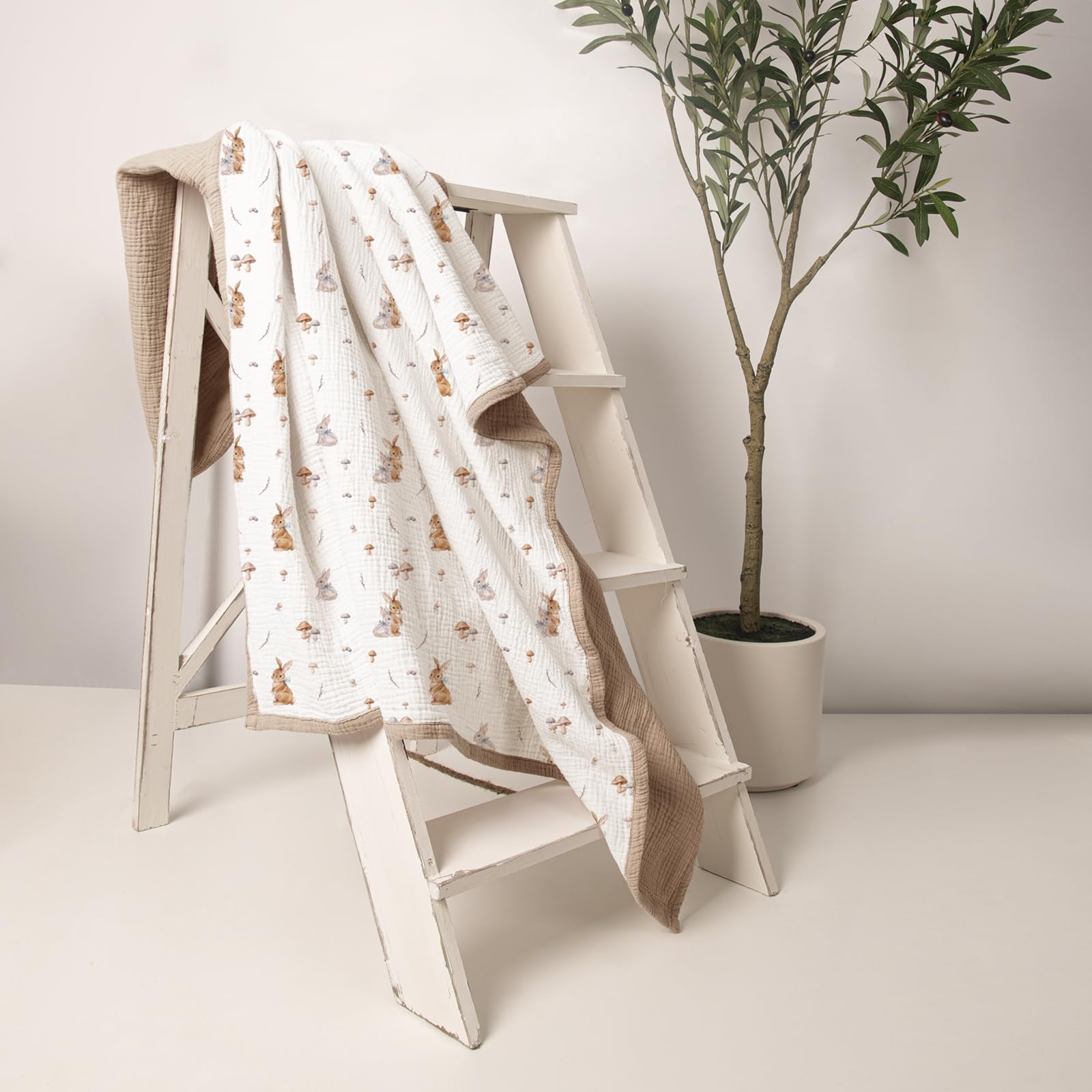 lulumoon muslin baby blanket boxed packaging makes a thoughtful baby gift