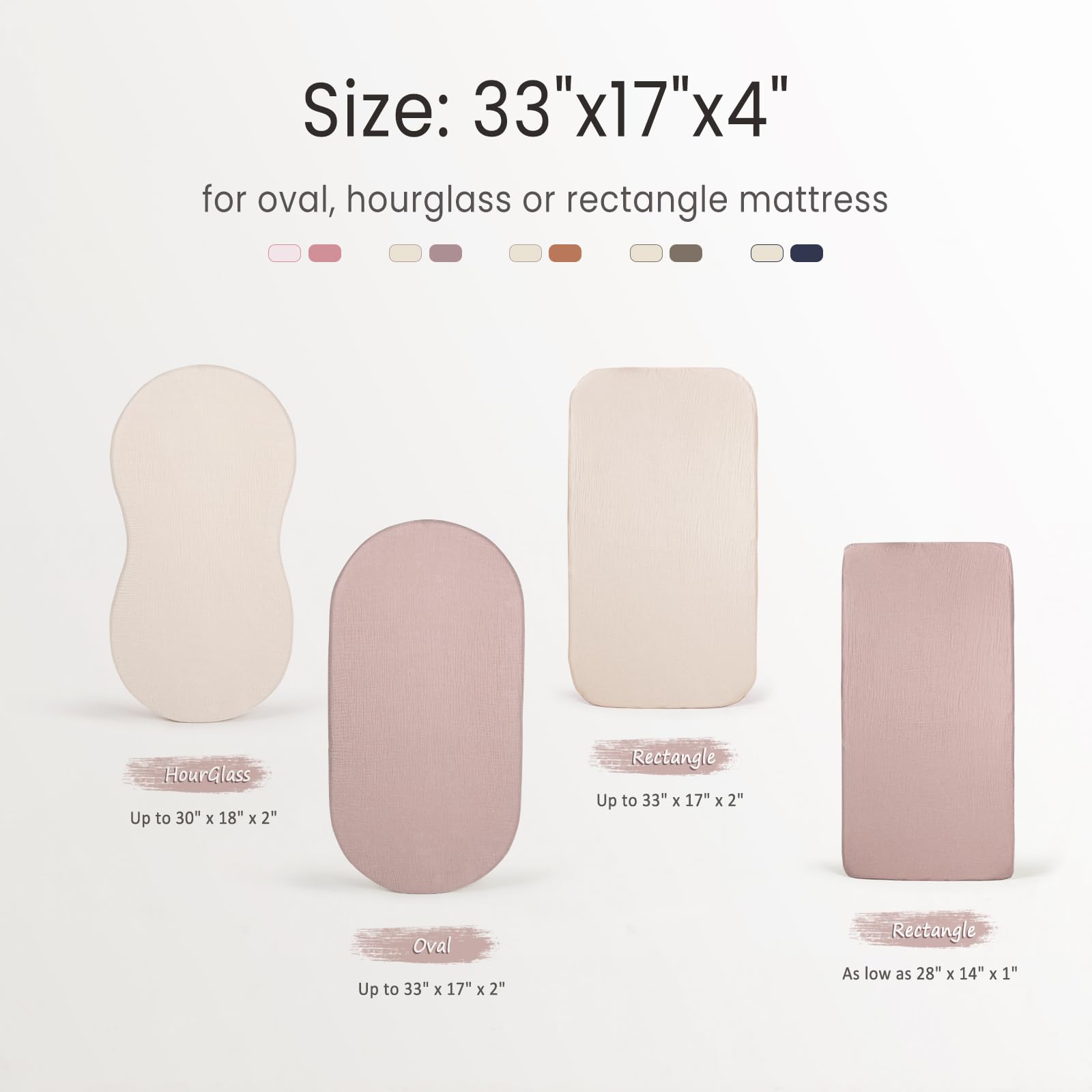 lulumoon bassinet sheets snug fit elastic edge closeup ensures secure bassinet fit