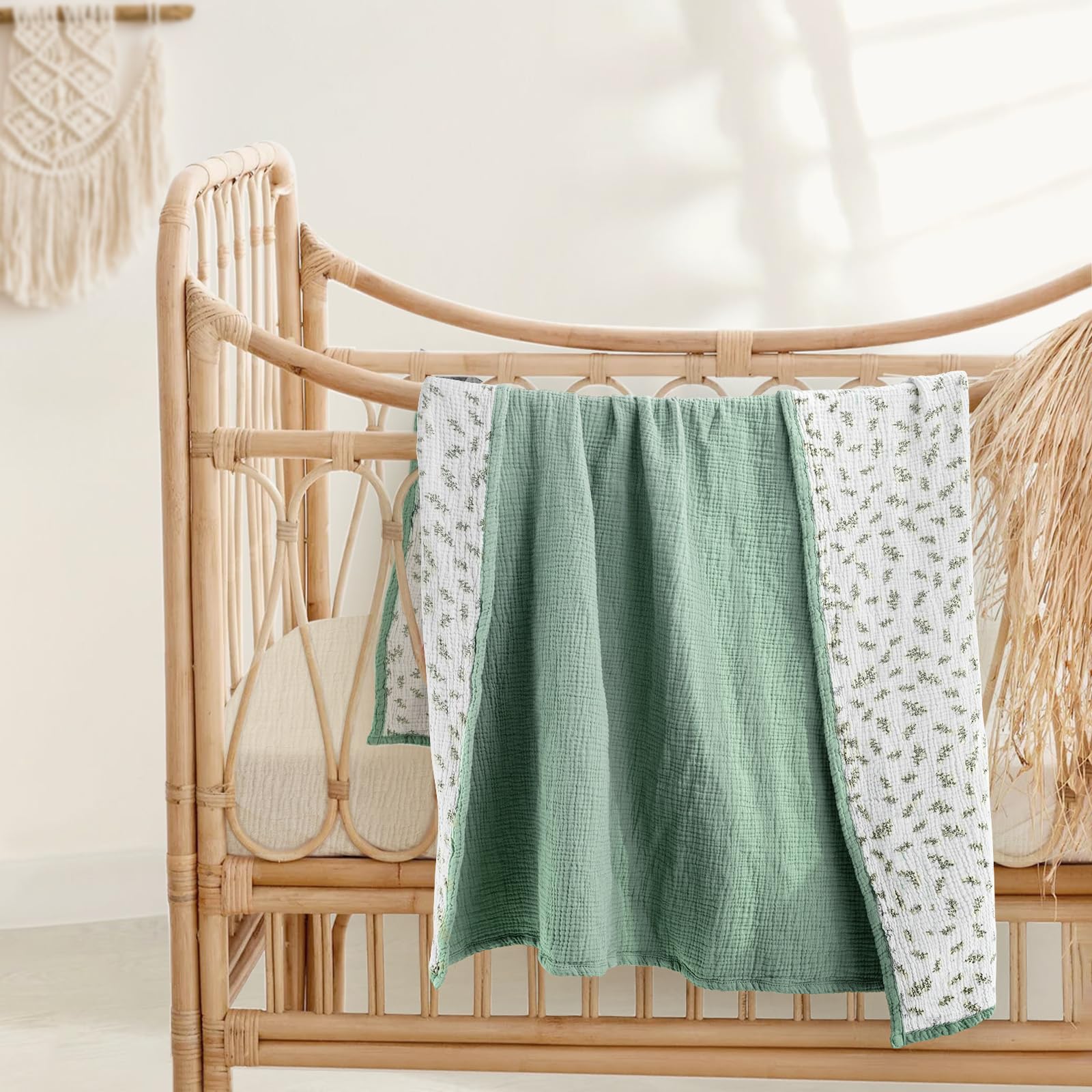 Reversible Lotusleaf Tree design offers two-color styling for nursery decor.