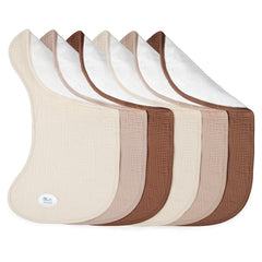 lulumoon muslin burp cloths show soft cotton texture for gentle baby care