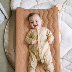 lulumoon muslin changing pad cover 17x33 fit ensures compatibility with standard pads