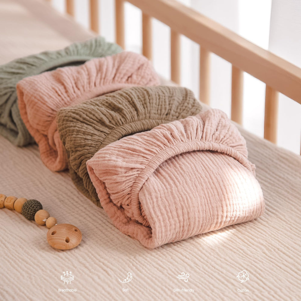 Lulumoon changing pad cover featuring watercolor floral design to enhance nursery mood.