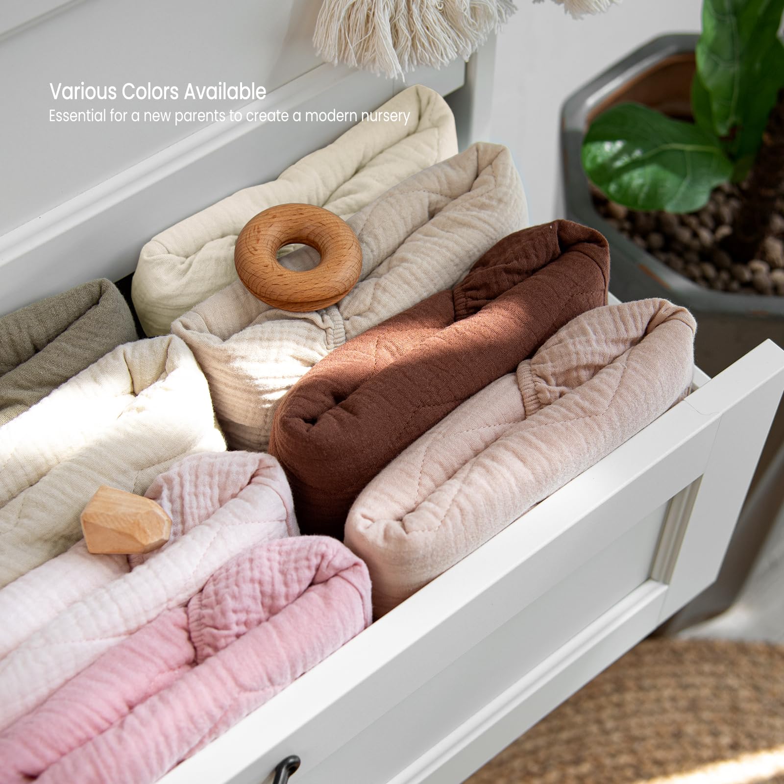 lulumoon muslin cotton-filling softness indicates cushiony, skin-friendly padding