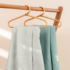 Lulu Moon muslin crib sheets 360-degree elastic band for snug mattress grip
