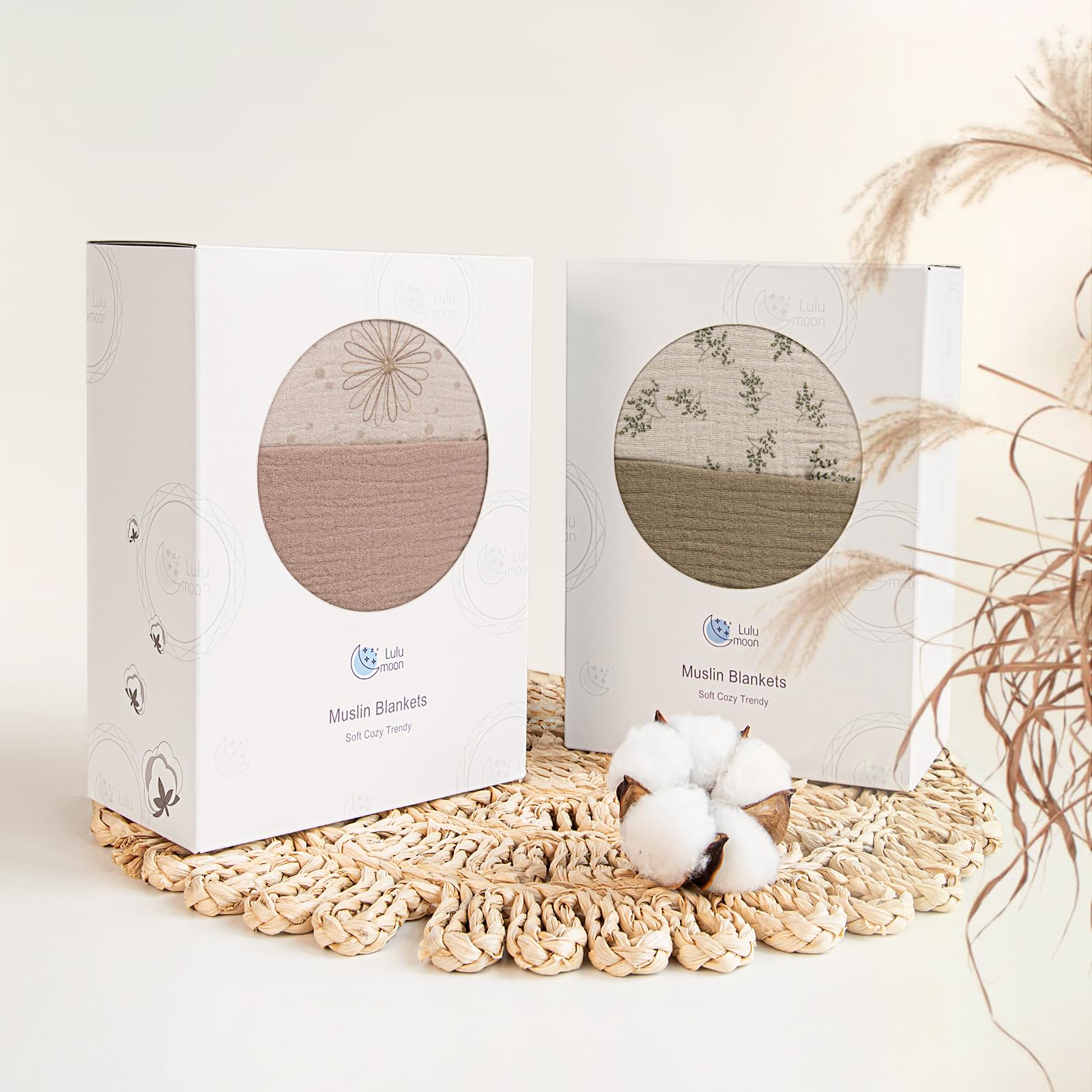 four-layer muslin construction from lulumoon for gentle warmth and breathability