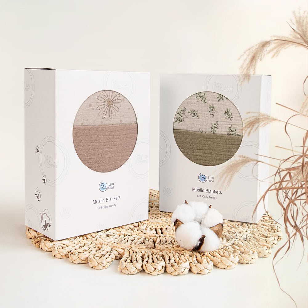 four-layer muslin construction from lulumoon for gentle warmth and breathability