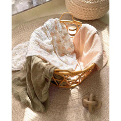lulumoon muslin sheets, easy-care when washing for busy parents